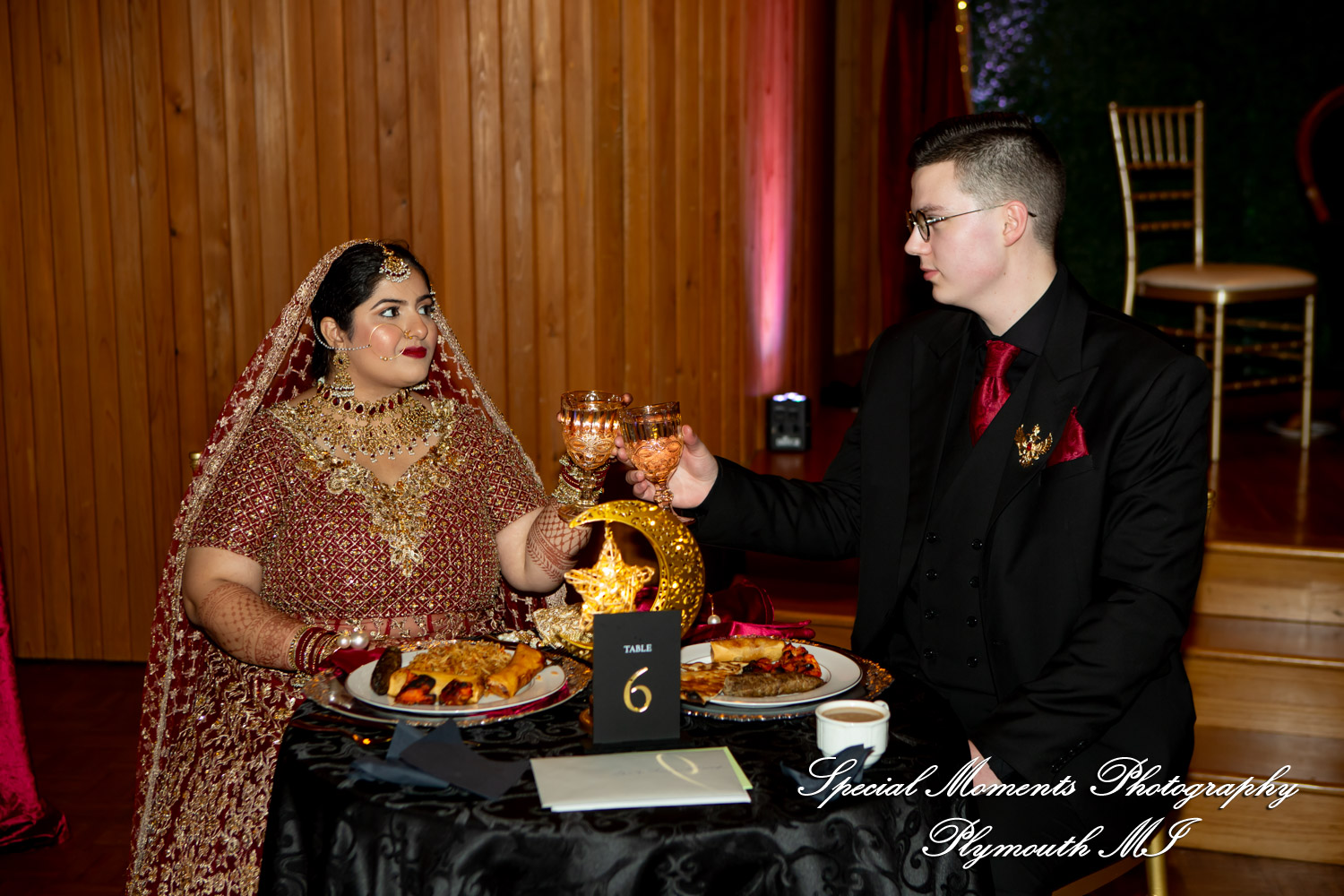 Faiza & Ian at Stone Chalet Bed and Breakfast Inn Ann Arbor MI wedding photograph
