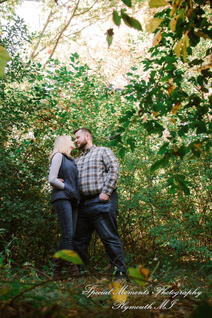 Christina & Jeffrey at Pontiac Lake State Park Waterford MI engagement photography