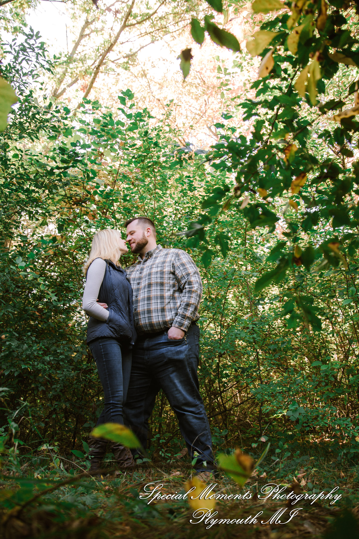 Christina & Jeffrey at Pontiac Lake State Park Waterford MI engagement photography