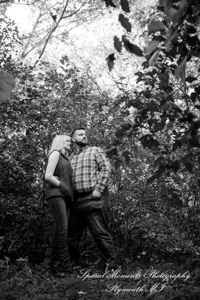 Christina & Jeffrey at Pontiac Lake State Park Waterford MI engagement photography