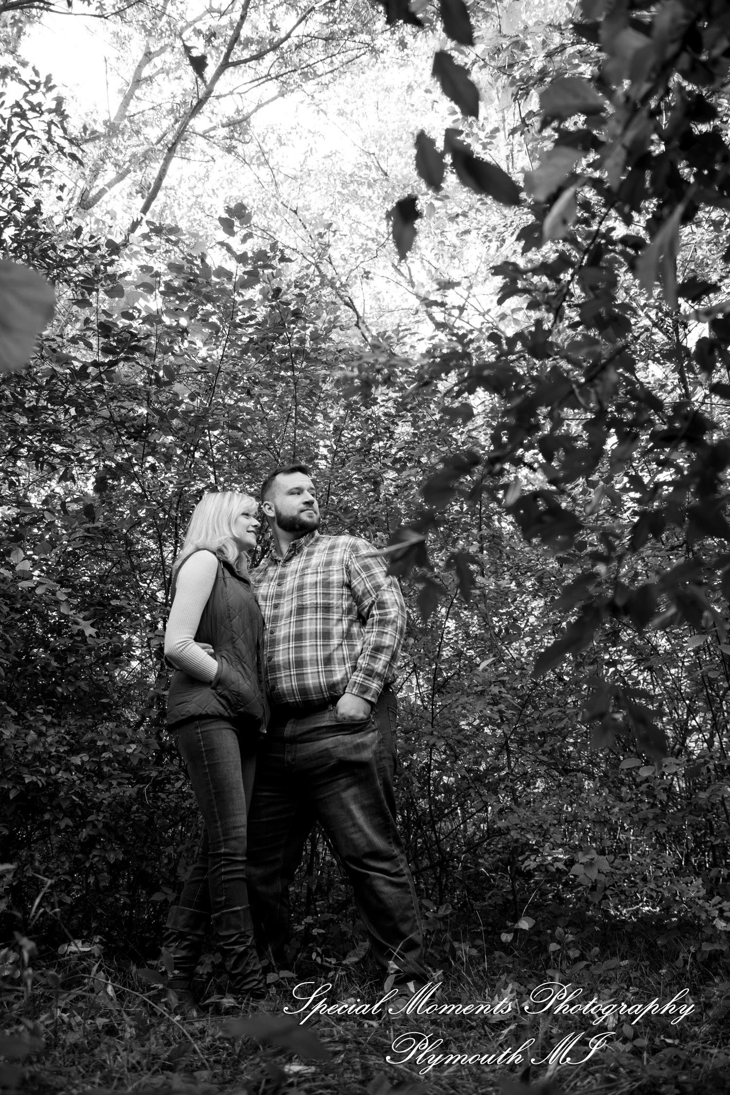 Christina & Jeffrey at Pontiac Lake State Park Waterford MI engagement photography