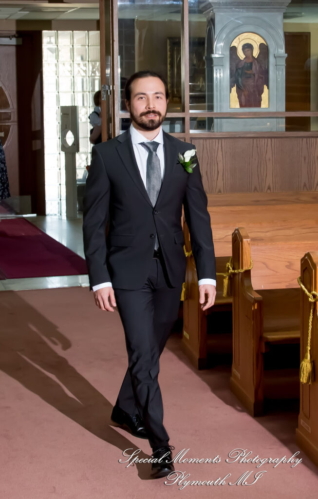 Leah & Bruno at St. Nicholas Greek Orthodox Troy MI wedding photography