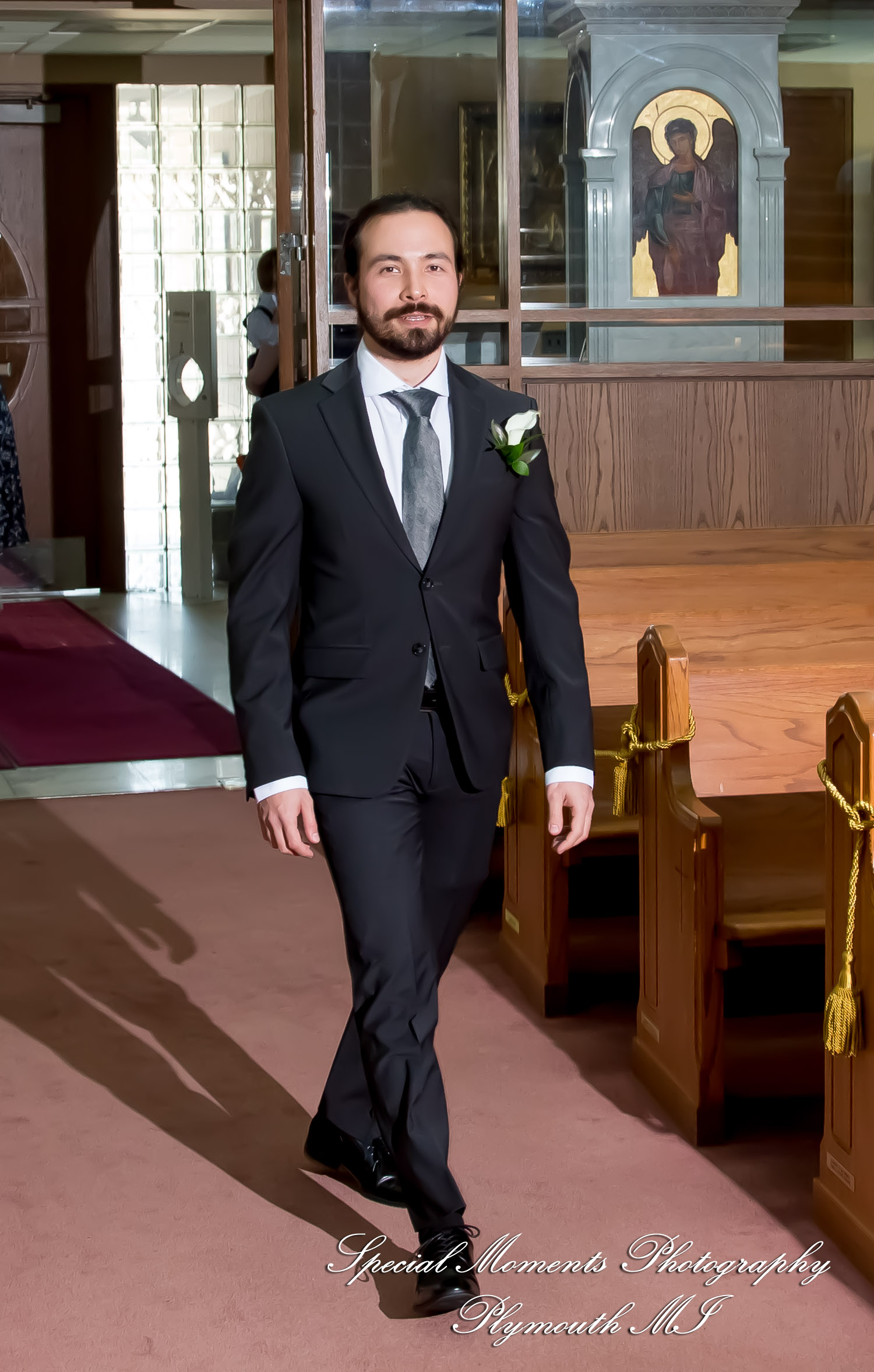 Leah & Bruno at St. Nicholas Greek Orthodox Troy MI wedding photography