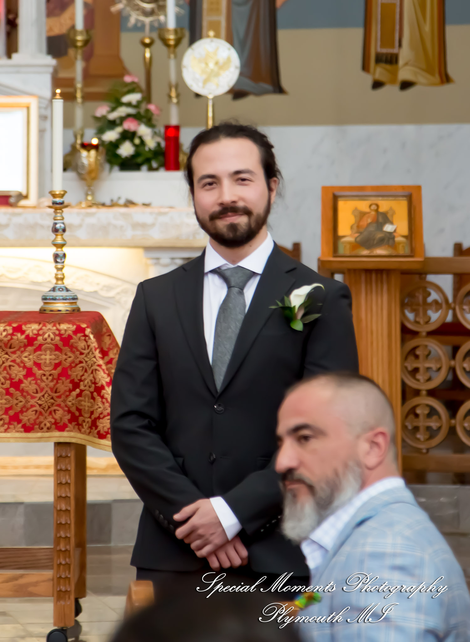 Leah & Bruno at St. Nicholas Greek Orthodox Troy MI wedding photography