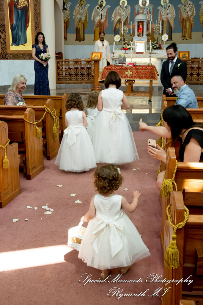 Leah & Bruno at St. Nicholas Greek Orthodox Troy MI wedding photography