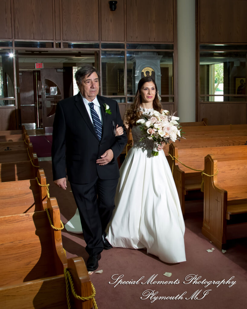 Leah & Bruno at St. Nicholas Greek Orthodox Troy MI wedding photography