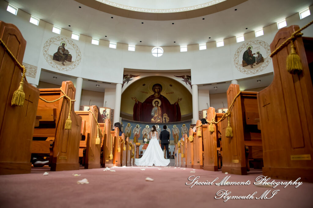 Leah & Bruno at St. Nicholas Greek Orthodox Troy MI wedding photography