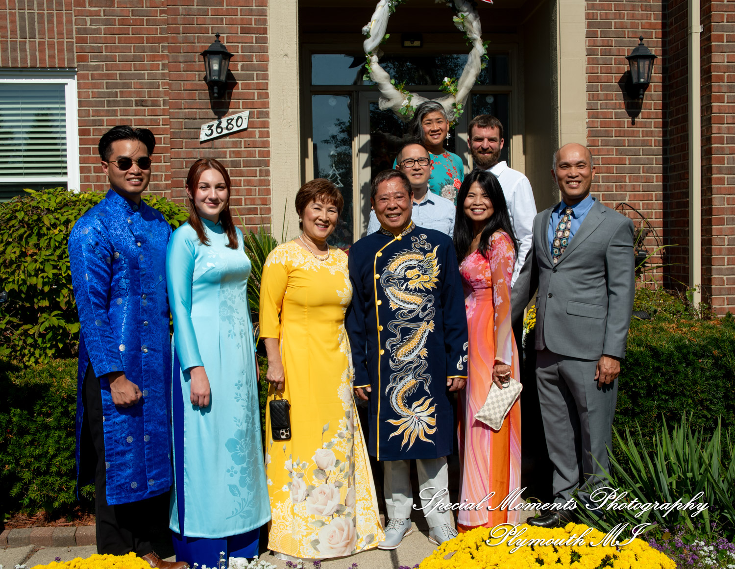 Gina & Jimmy at Pyebaek Korean Traditional Custom in MI wedding photography