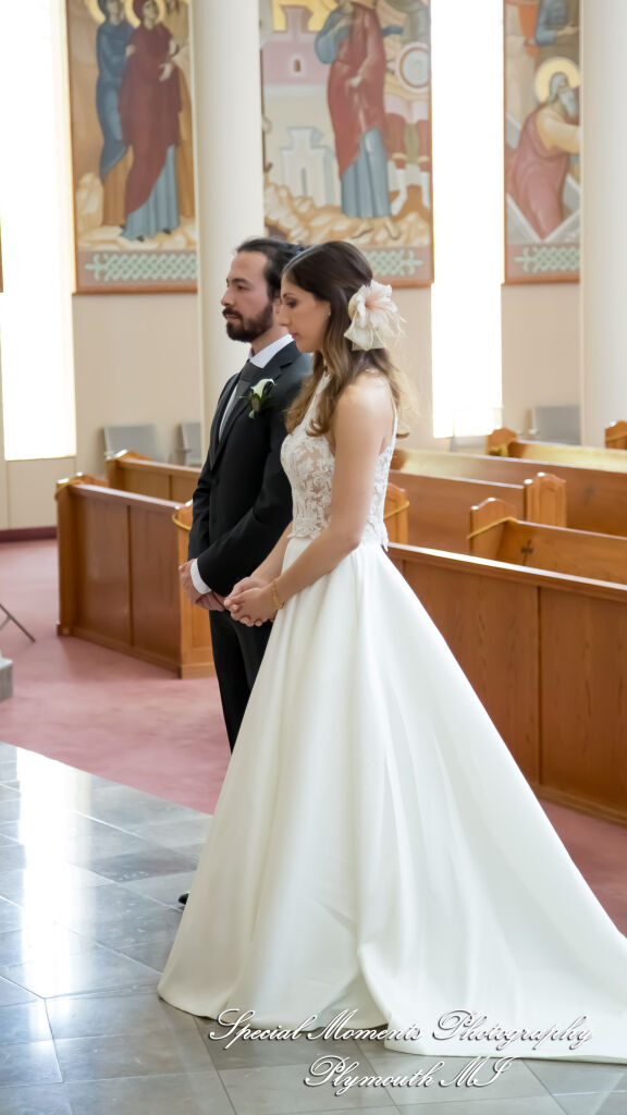 Leah & Bruno at St. Nicholas Greek Orthodox Troy MI wedding photography