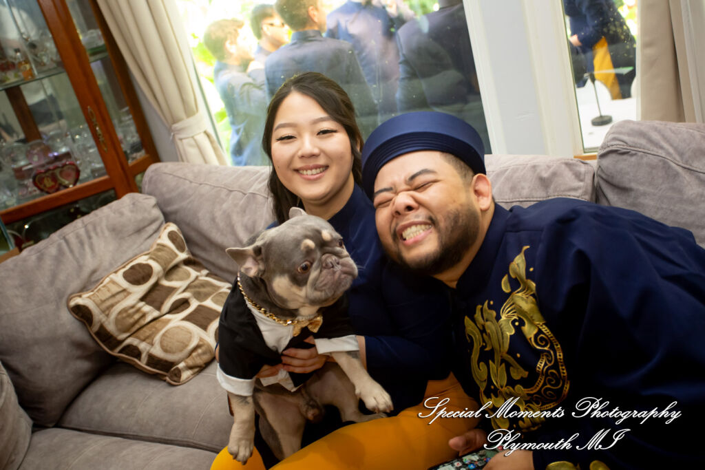Gina & Jimmy at Pyebaek Korean Traditional Custom in MI wedding photography