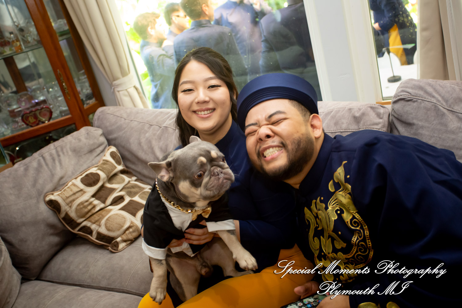 Gina & Jimmy at Pyebaek Korean Traditional Custom in MI wedding photography