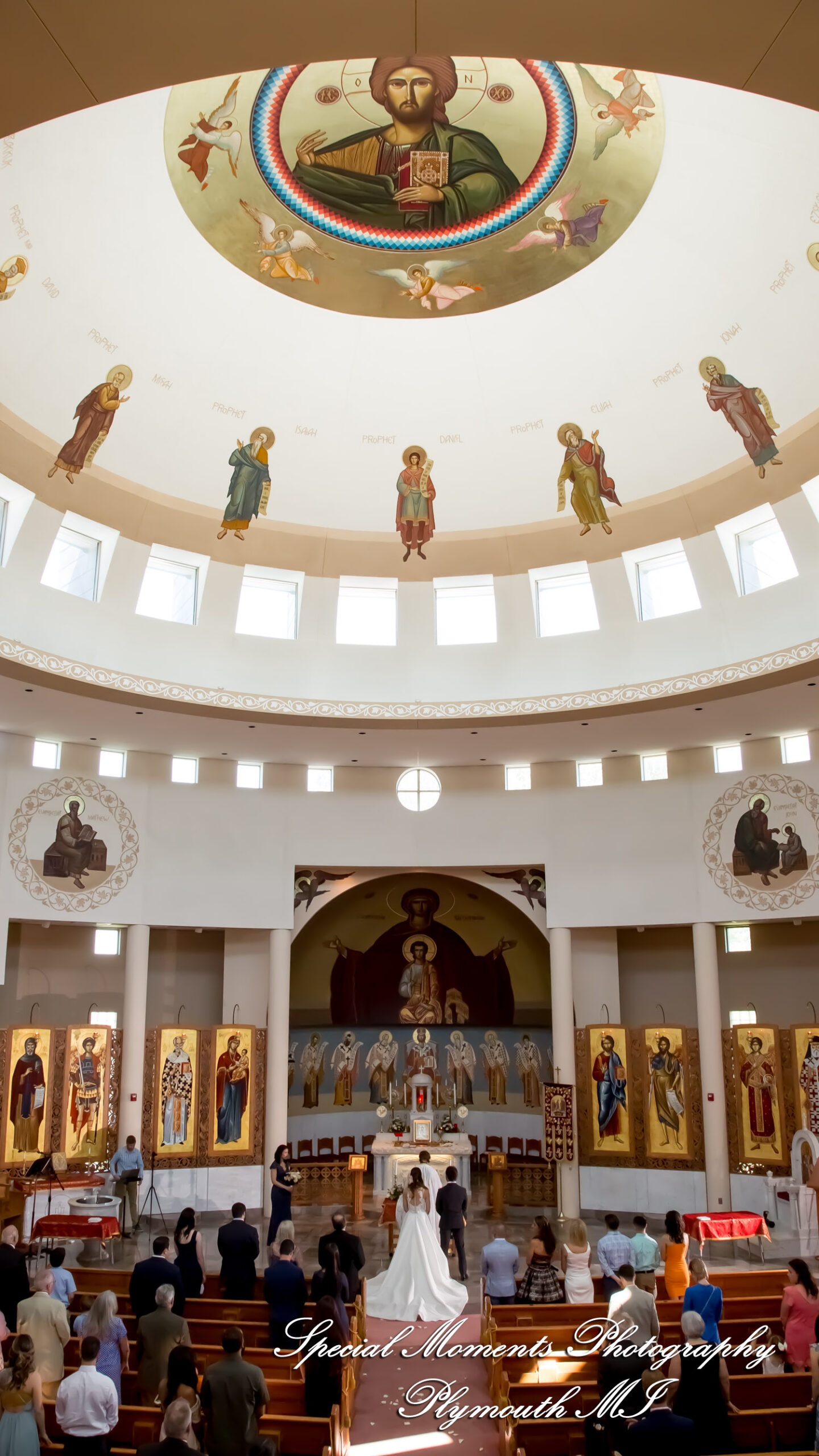 Leah & Bruno at St. Nicholas Greek Orthodox Troy MI wedding photography
