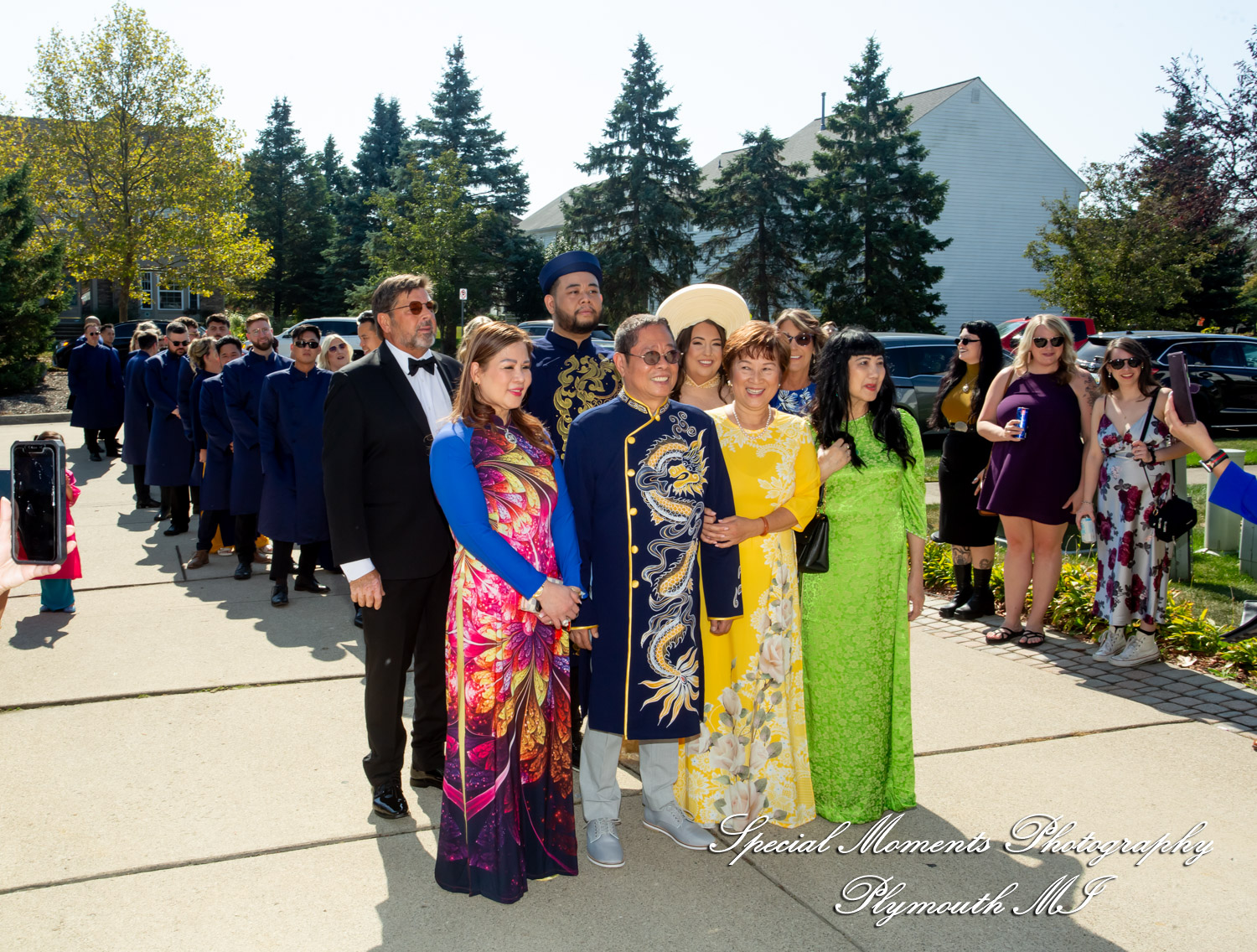 Gina & Jimmy at Pyebaek Korean Traditional Custom in MI wedding photography