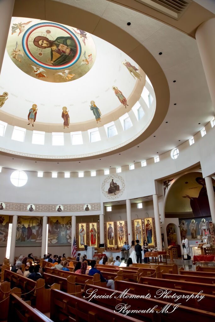 Leah & Bruno at St. Nicholas Greek Orthodox Troy MI wedding photography