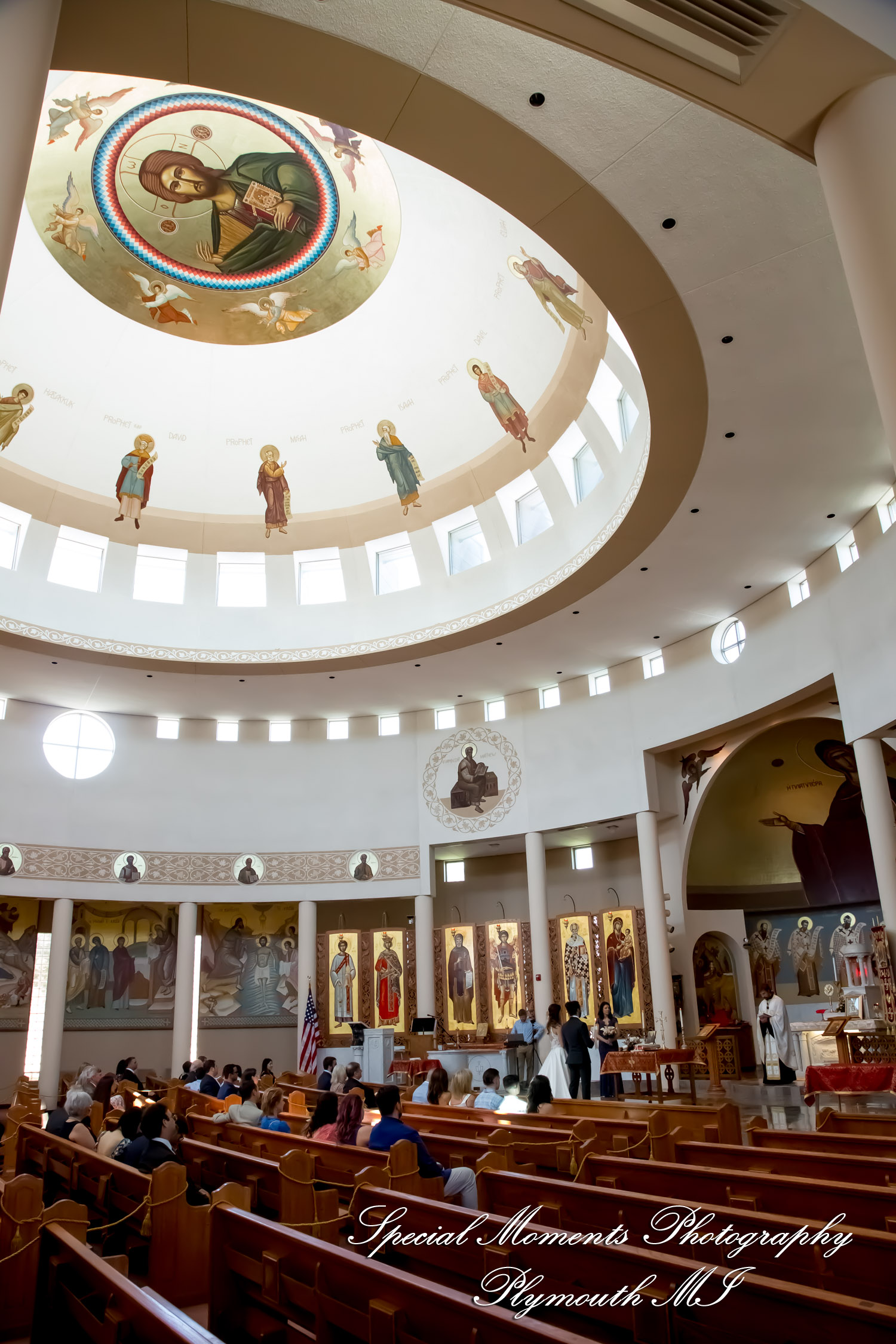 Leah & Bruno at St. Nicholas Greek Orthodox Troy MI wedding photography