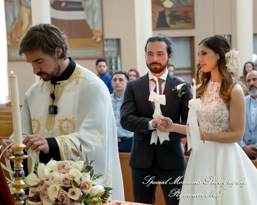 Leah & Bruno at St. Nicholas Greek Orthodox Troy MI wedding photography