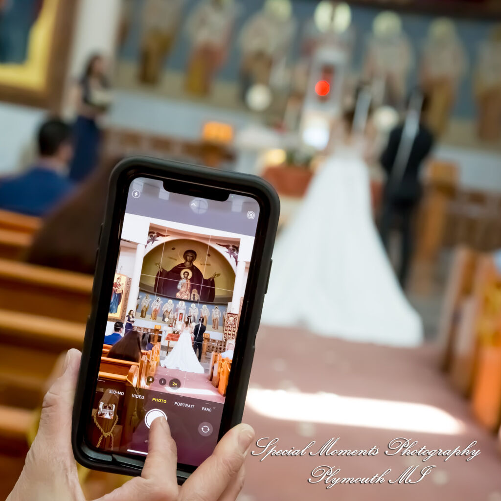 Leah & Bruno at St. Nicholas Greek Orthodox Troy MI wedding photography