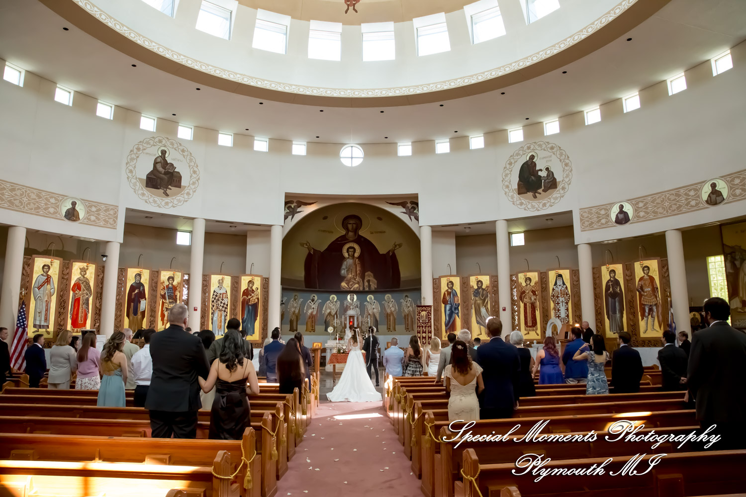 Leah & Bruno at St. Nicholas Greek Orthodox Troy MI wedding photography