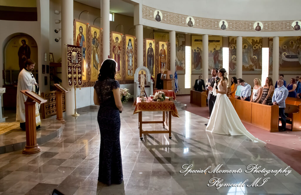 Leah & Bruno at St. Nicholas Greek Orthodox Troy MI wedding photography