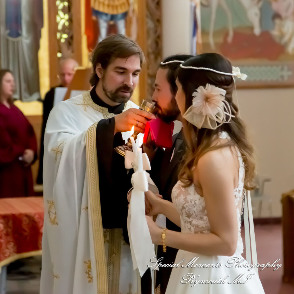 Leah & Bruno at St. Nicholas Greek Orthodox Troy MI wedding photography