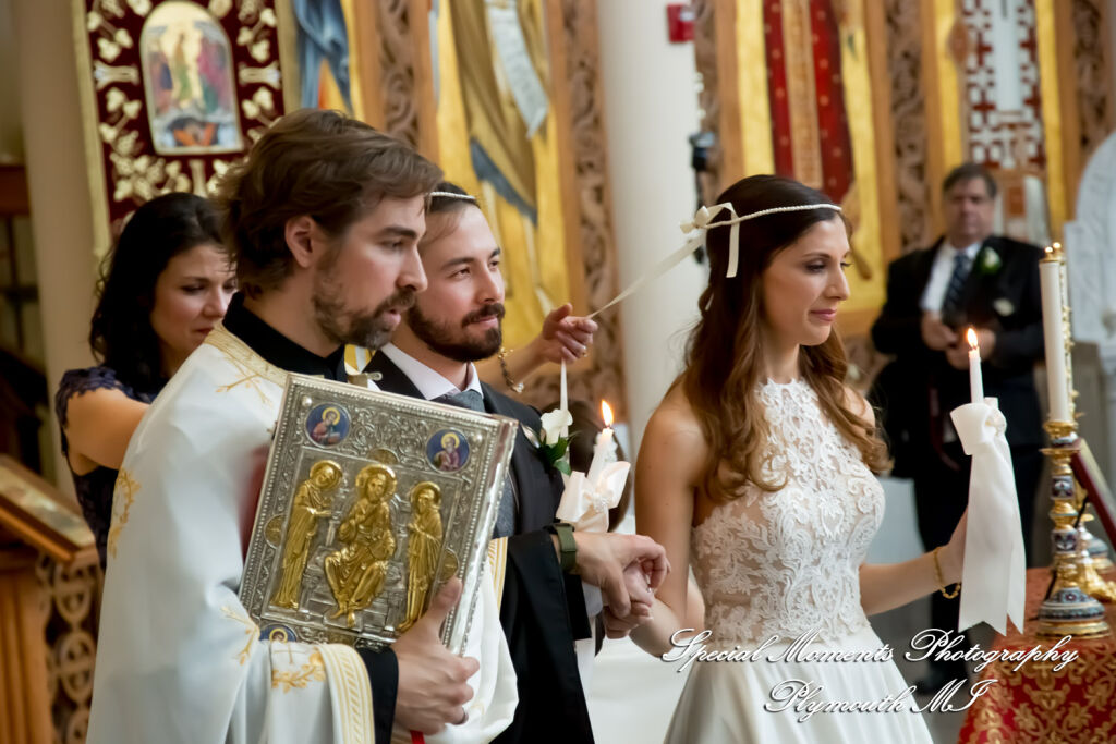 Leah & Bruno at St. Nicholas Greek Orthodox Troy MI wedding photography