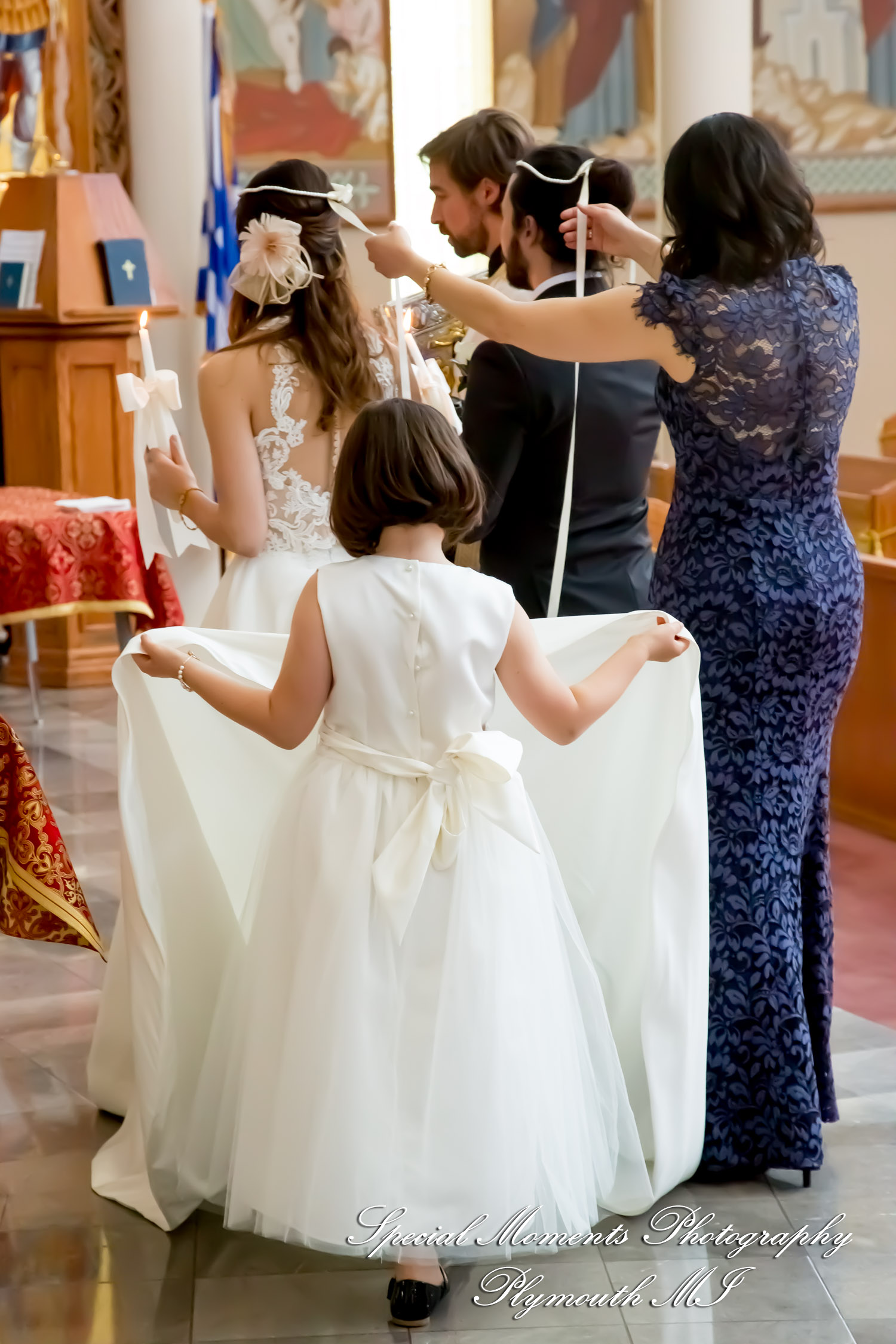 Leah & Bruno at St. Nicholas Greek Orthodox Troy MI wedding photography
