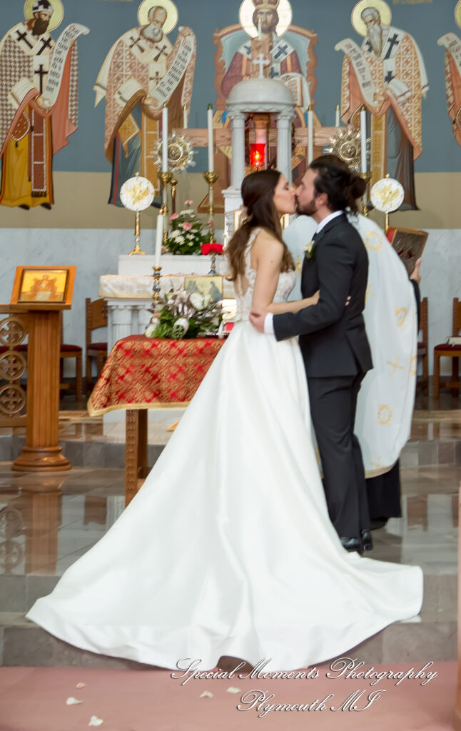 Leah & Bruno at St. Nicholas Greek Orthodox Troy MI wedding photography
