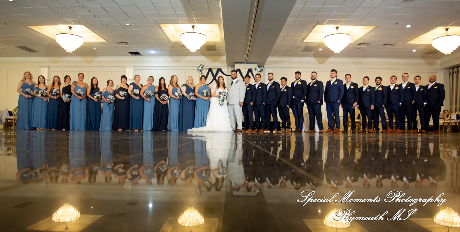 Gina & Jimmy at Macedonian Cultural Center Sterling Hts MI wedding photography