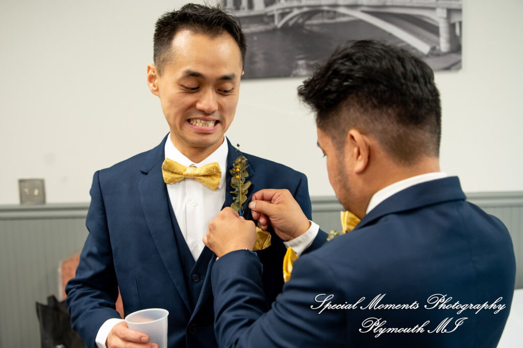 Gina & Jimmy at Macedonian Cultural Center Sterling Hts MI wedding photography