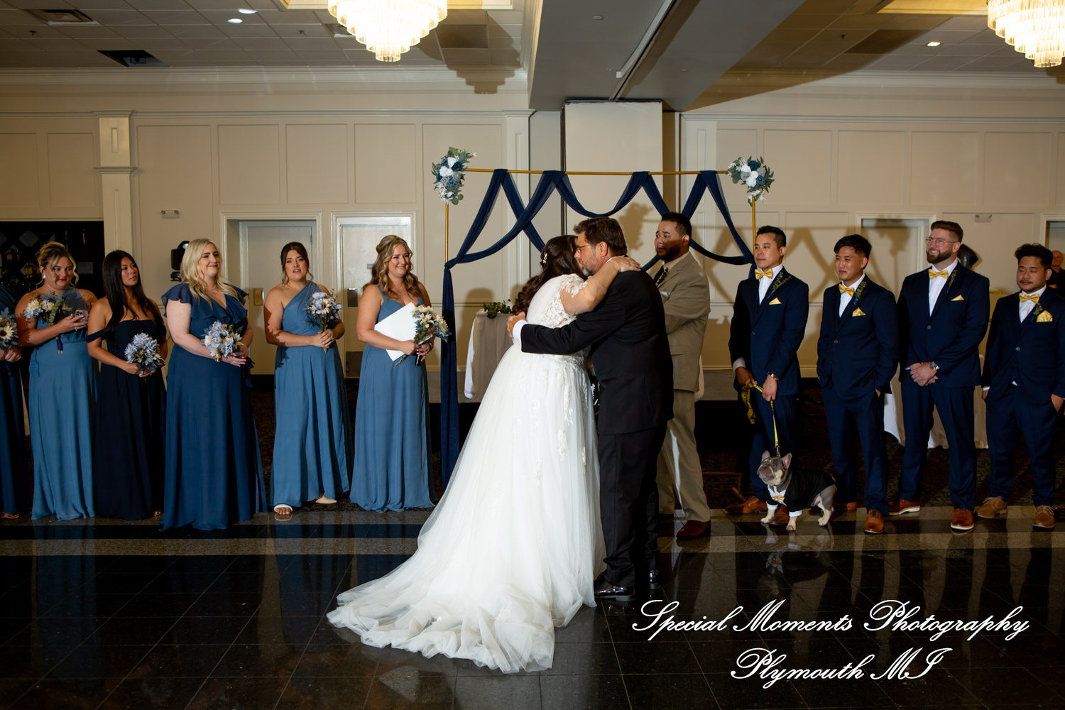 Gina & Jimmy at Macedonian Cultural Center Sterling Hts MI wedding photography