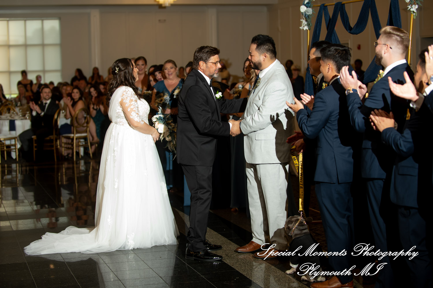 Gina & Jimmy at Macedonian Cultural Center Sterling Hts MI wedding photography