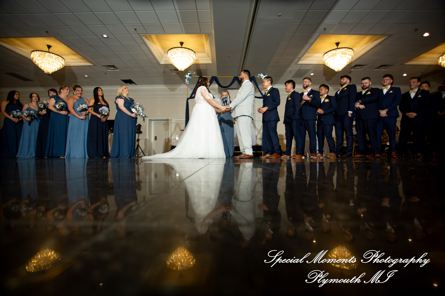 Gina & Jimmy at Macedonian Cultural Center Sterling Hts MI wedding photography