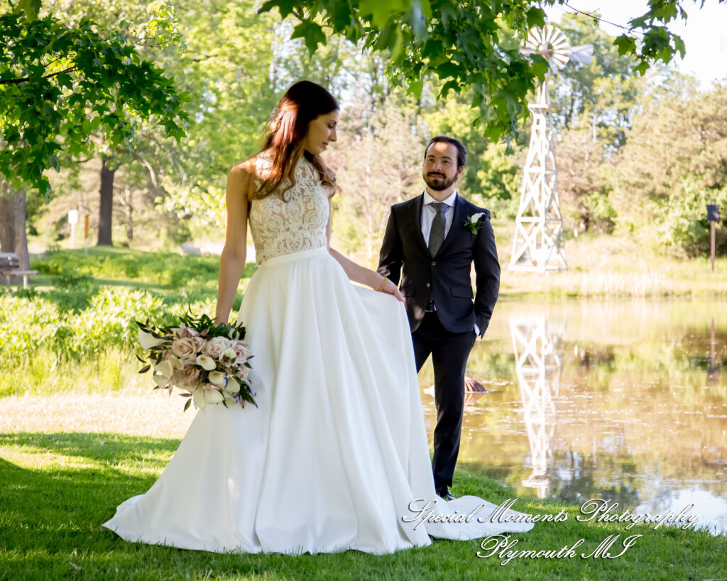 Leah & Bruno at Heritage Park Farmington Hills MI wedding photography