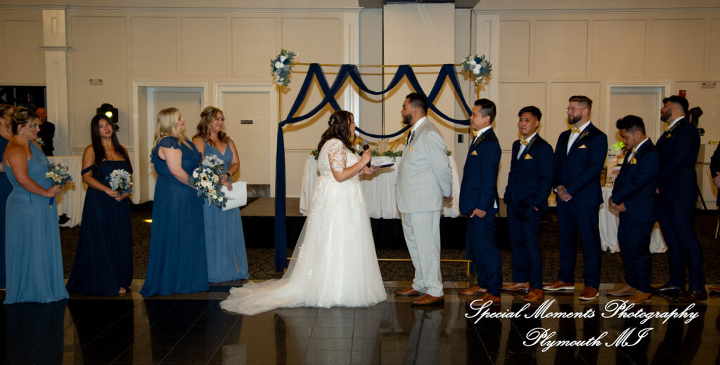 Gina & Jimmy at Macedonian Cultural Center Sterling Hts MI wedding photography