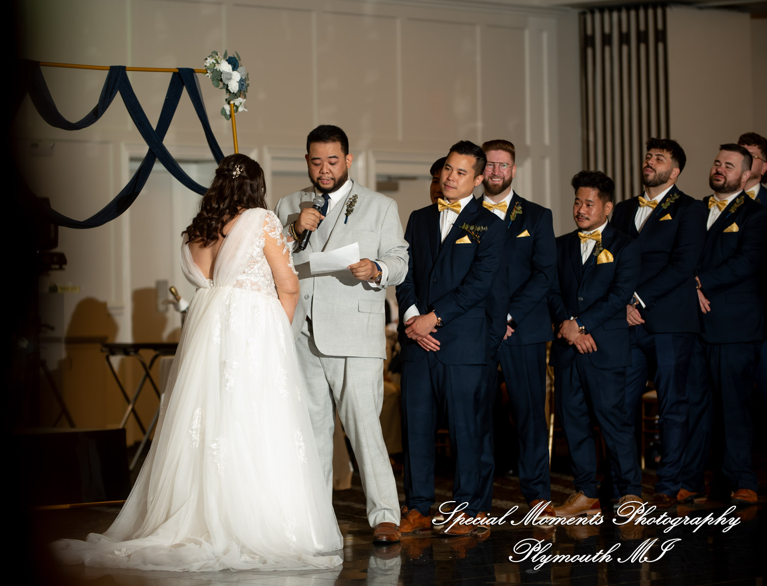 Gina & Jimmy at Macedonian Cultural Center Sterling Hts MI wedding photography