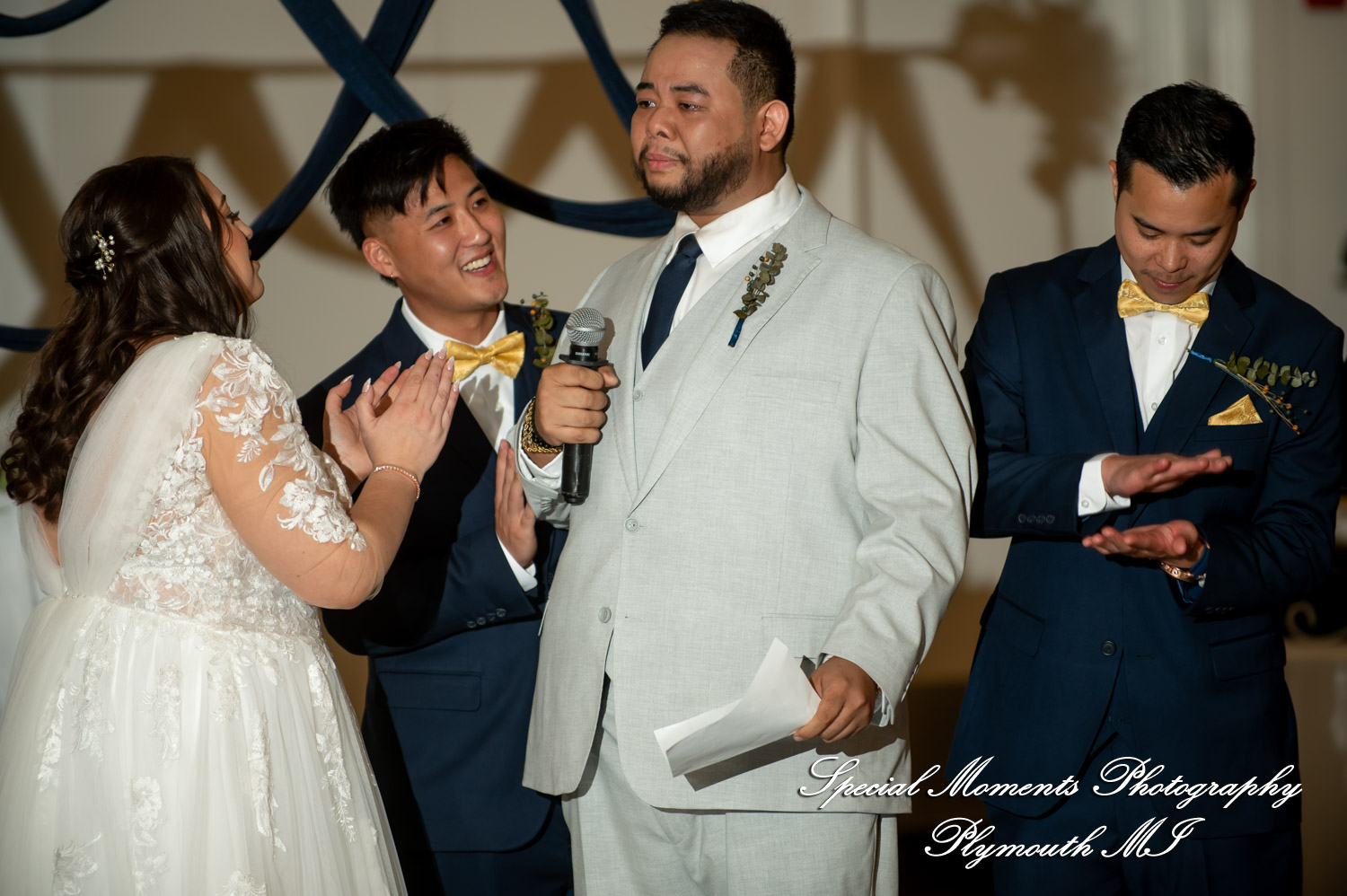 Gina & Jimmy at Macedonian Cultural Center Sterling Hts MI wedding photography