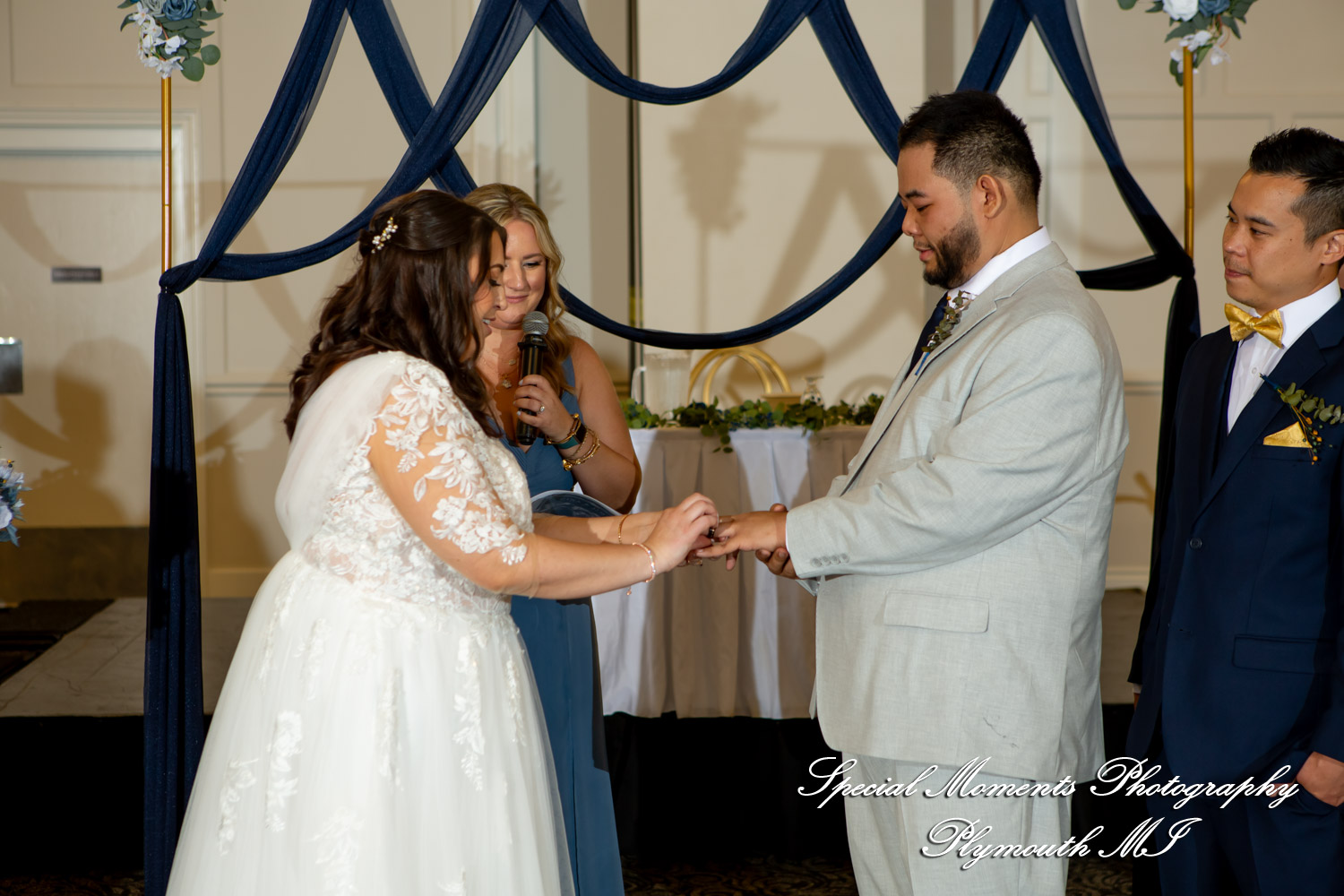 Gina & Jimmy at Macedonian Cultural Center Sterling Hts MI wedding photography