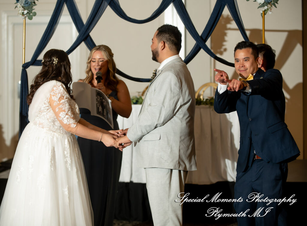 Gina & Jimmy at Macedonian Cultural Center Sterling Hts MI wedding photography