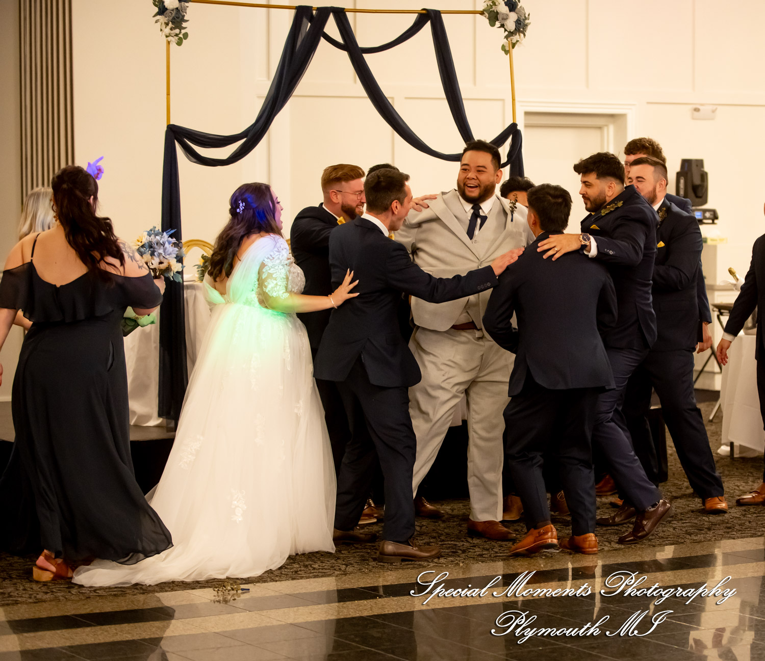 Gina & Jimmy at Macedonian Cultural Center Sterling Hts MI wedding photography