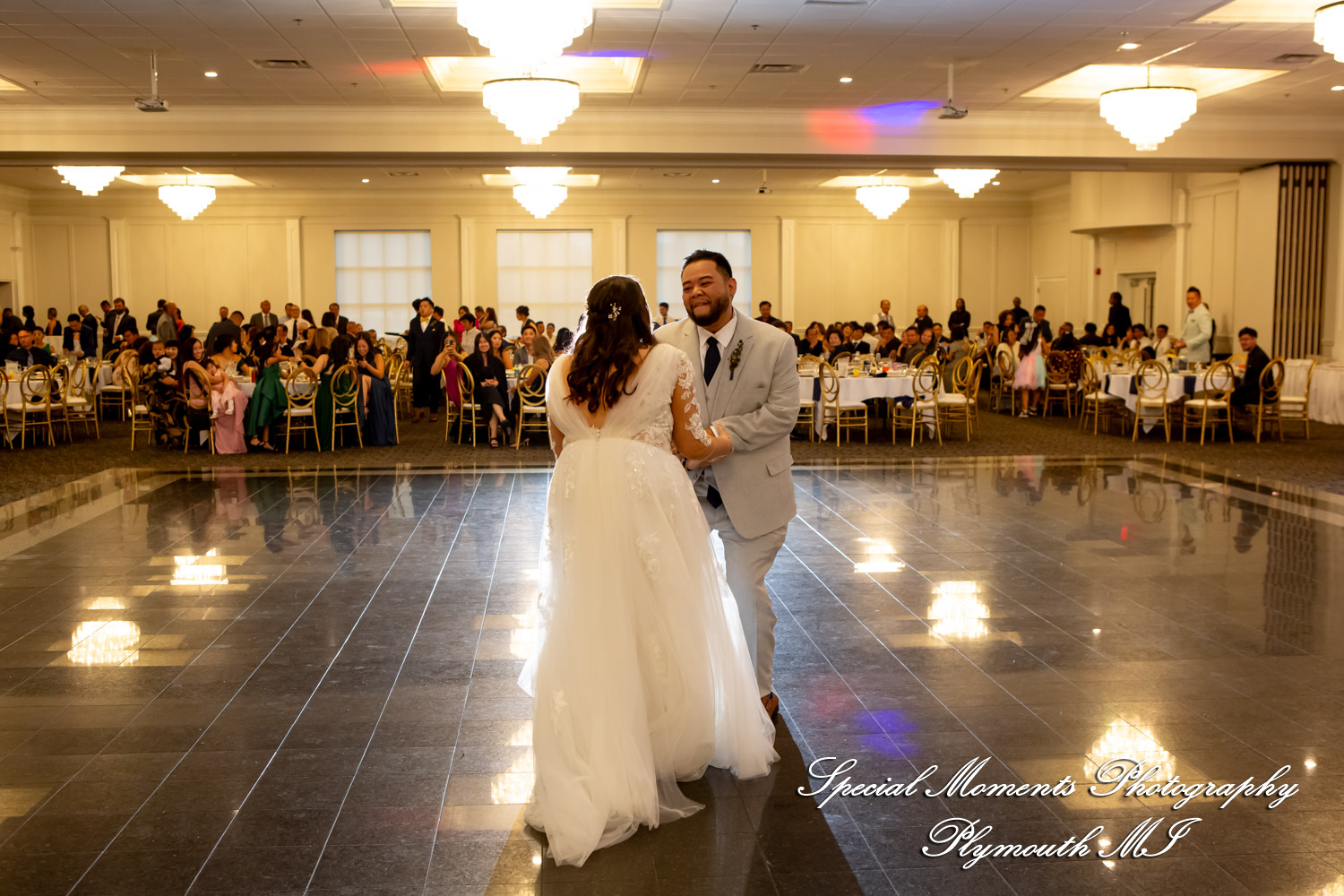 Gina & Jimmy at Macedonian Cultural Center Sterling Hts MI wedding photography