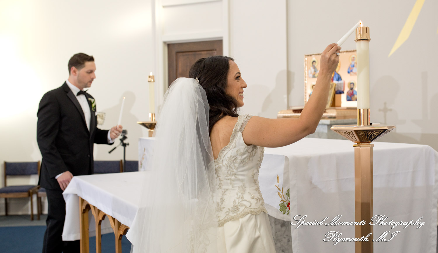 Miriam & Patrick at St. Thomas Chaldean Catholic West Bloomfield MI wedding photography