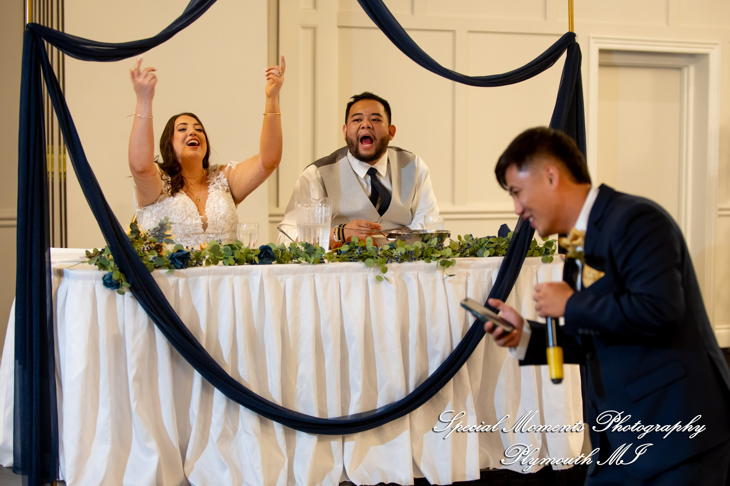 Gina & Jimmy at Macedonian Cultural Center Sterling Hts MI wedding photography