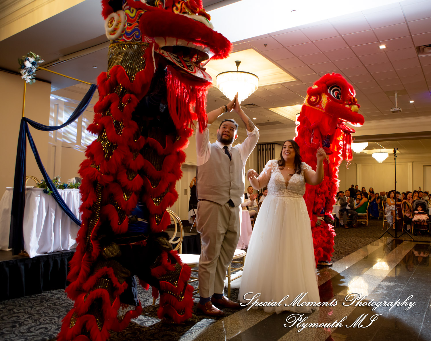 Gina & Jimmy at Macedonian Cultural Center Sterling Hts MI wedding photography
