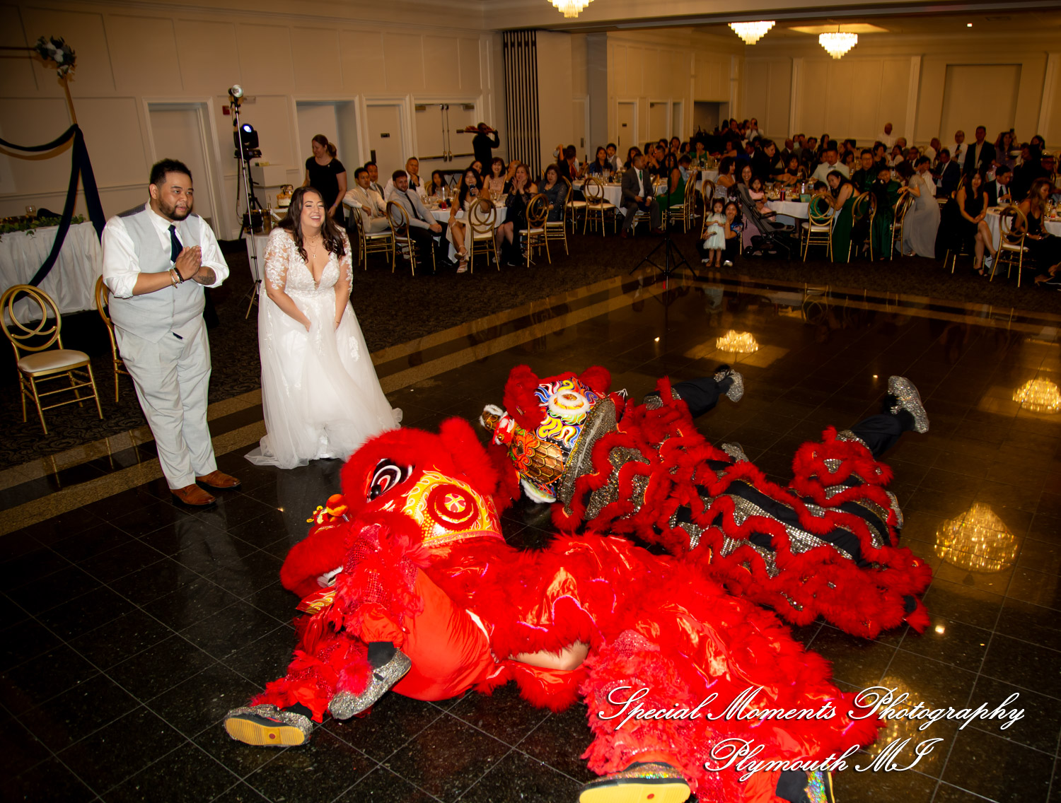 Gina & Jimmy at Macedonian Cultural Center Sterling Hts MI wedding photography