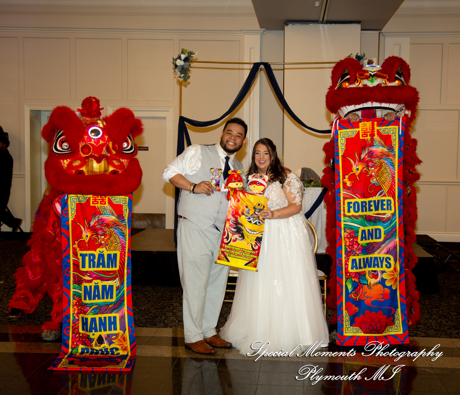 Gina & Jimmy at Macedonian Cultural Center Sterling Hts MI wedding photography