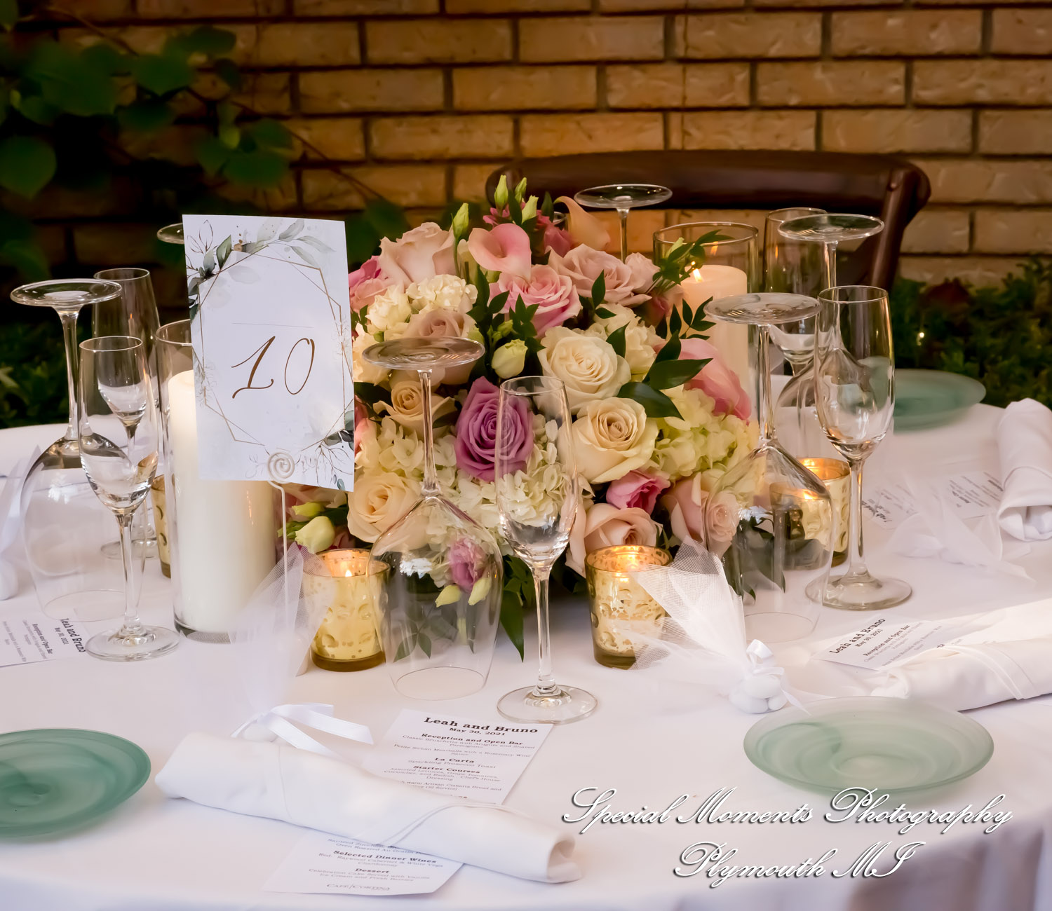 Leah & Bruno at Cafe Cortina Farmington Hills MI wedding photography