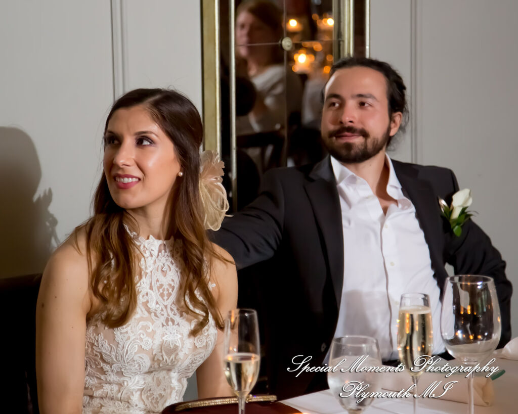 Leah & Bruno at Cafe Cortina Farmington Hills MI wedding photography