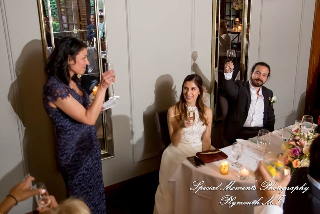 Leah & Bruno at Cafe Cortina Farmington Hills MI wedding photography