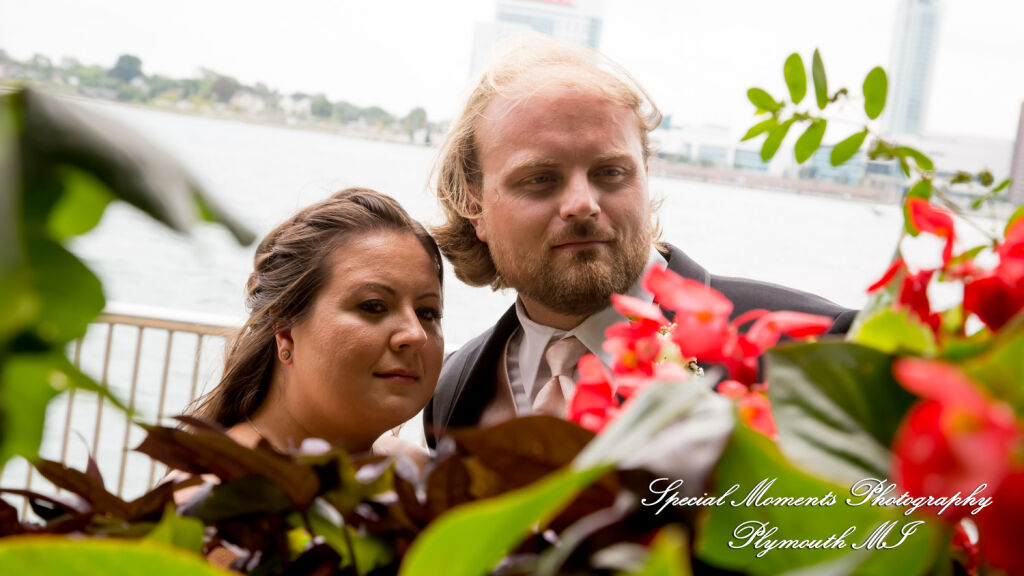Lindsay & Justin at Roostertail Detroit MI wedding photography