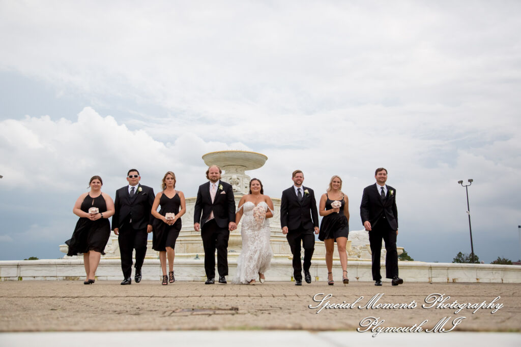 Lindsay & Justin at Roostertail Detroit MI wedding photography